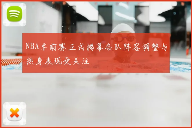 NBA季前赛正式揭幕各队阵容调整与热身表现受关注